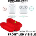 thumbnail image 3 of Blaspins AirPods Pro Case Red, Premium Soft Silicone Skin Case Cover Protective Case Keychain Support Wireless Charging [Compatible with Airpods Pro] IBAOLEA Red Red -, 3 of 6