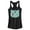 Black, variant on Junior's Pokemon Bulbasaur Wink Face  Racerback Tank Top Cancun Medium