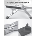 thumbnail image 4 of Soporte Portátil para Laptop de Aluminio, Súper Estable, Ajustable y Plegable, Ideal para Home Office, Viajes y Cafeterías, Base de Laptop Compatible con MacBook/HP/DELL/Lenovo y iPad, 4 of 4