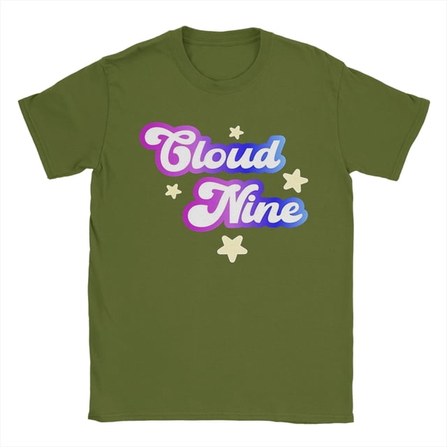 Megan Moroney Cloud 9 Tour 2026 T-Shirts Hommes Vintage Coton Tees Col Rond Manches Courtes t-Shirt Hauts,TP,Vert Armée
