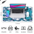 thumbnail image 5 of Blue Purple White Camouflage&nbsp;desk Mouse Padwaterproof,rubber+multispandexwashable the Camouflage Seriesgaming Mouse PadDesk Pad for Office Home Game 31.5x15.7inches, 5 of 7