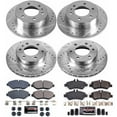 thumbnail image 3 of PowerStop Front and Rear Z23 Evolution Sport Carbon-Fiber Ceramic Brake Pad and Drilled & Slotted Rotor Kit Fits: DODGE MERCEDES-BENZ Select Models K6235, 3 of 10