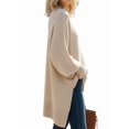 thumbnail image 3 of Women'S Oversized Sweaters Winter Long Sleeve Casual Tops Mock Neck Loose Fit Knit Pullover Color M, 3 of 9