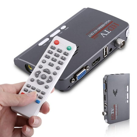 Tv Tuner Radio Ejoyous Digital 1080P HD HDMI DVB-T2 TV Box Tuner Receiver Converter Remote Control With VGA Port, TV Box Tuner, DVB-T2 TV Box ()