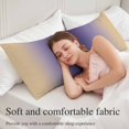 thumbnail image 5 of Purple Yellow Ombre Body Pillow Covers 20"x54", Farmhouse Modern Gradient Art Soft Brushed Microfiber Breathable Throw Pillow Covers, Pillowcase with Zipper for Couch Sofa Bedroom Living Room, 5 of 9