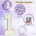 thumbnail image 3 of Diseño JoyBox Light Up Numbers de 1 metro con marco y luces, 3 of 6
