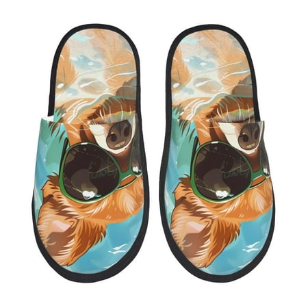 

Pofeuu Funny Swimming Chihuahua Print EVA Fuzzy House super light Slippers Slippers Scuff Outdoor Indoor Warm Cozy Plush Bedroom Shoes Soft Flat Comfy Anti-Slip-Medium