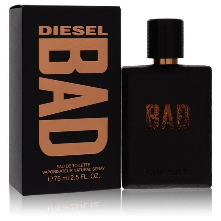 Diesel Bad Eau De Toilette Spray for Men, 100ml/3.3oz, Citrus