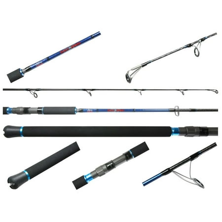 UPC: 6486378867508 | Jigging World JW-BW-200S Black Widow 7 6 Spinning Popping Rod