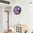 thumbnail image 6 of Voice Activated Clock with Glow Light 12 Inch Large Silent Wall Clock Battery Operated for Home Decor Beautiful River with Fireworks, 6 of 8