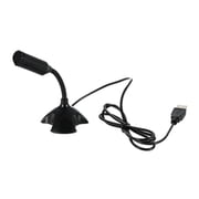 Anself USB Desktop Microphone 360° Adjustable Microphone Support Voice Chatting Recording Mic for PC with a USB port