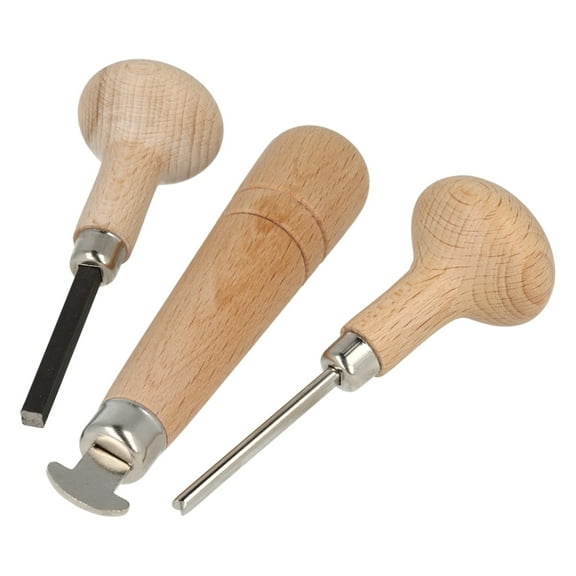 The Beadsmith Stone Setting Tool Kit – 3-Piece, Includes Bezel Pusher, Prong Pusher, & Bezel Roller