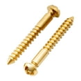 thumbnail image 4 of Musiclily Ultra 3.5x30mm Stainless Steel Mounting Screws for Electric Guitar PRS Style Tremolo Bridge, Gold (Set of 6), 4 of 5