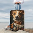 thumbnail image 5 of Salouo Modern Cute Dog Pattern Travel Dust-proof Suitcase Cover, Softside Suitcase Protector Luggage Cover Protector for 18-32inch ,Not Included Suitcase, 5 of 8