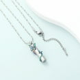 thumbnail image 4 of Butterfly Ashes Necklace for Women Men Cylinder Cremation Jewelry for Ashes for Loved One Memorial Ash Pendant, 4 of 7