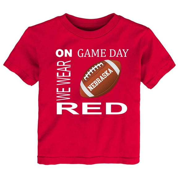 Future Tailgater On Game Day Infant Toddler Youth T-Shirt for Nebraska Fans