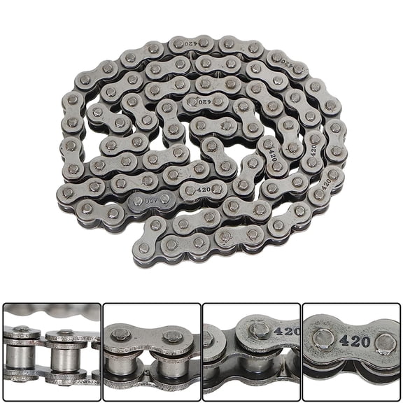 New Front and Rear Chain#420 For Coleman CT200U,CT200U-EX,BT200X 196cc Mini Bike
