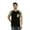 Black, variant on Inkmeso Raglan Short Sleeves T-Shirt For Men's Loose Fit Printed Casual Tee W/ Patch Pocket