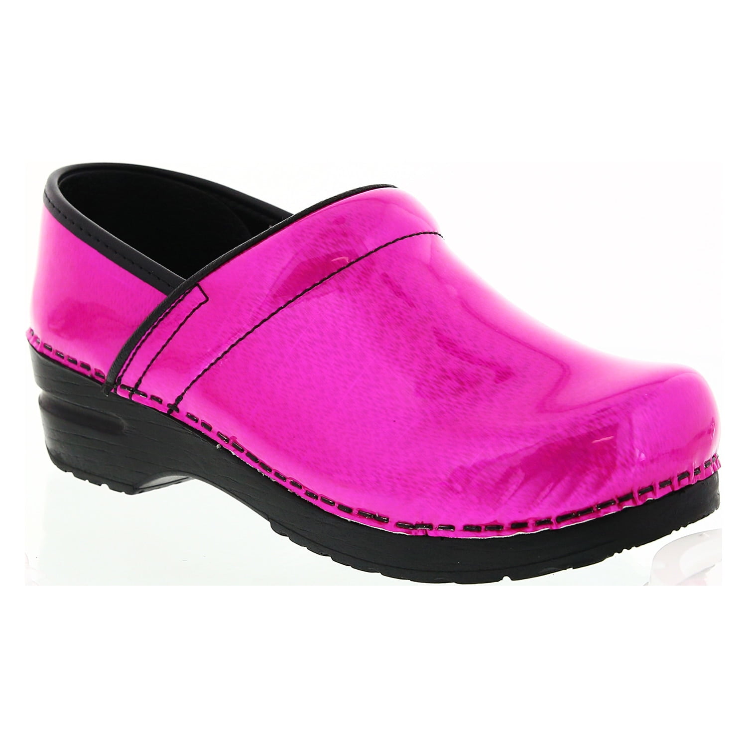 pink sanita clogs