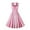 Pink-2, variant on 1950s Vintage Dress for Women Sleeveless Plaid Cocktail Party Dress Retro Rockabilly A-Line Audrey Hepburn Swing Prom Dresses