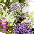 thumbnail image 5 of Northlight Lavender and Allium Spring Wreath - 28" - Purple, 5 of 6