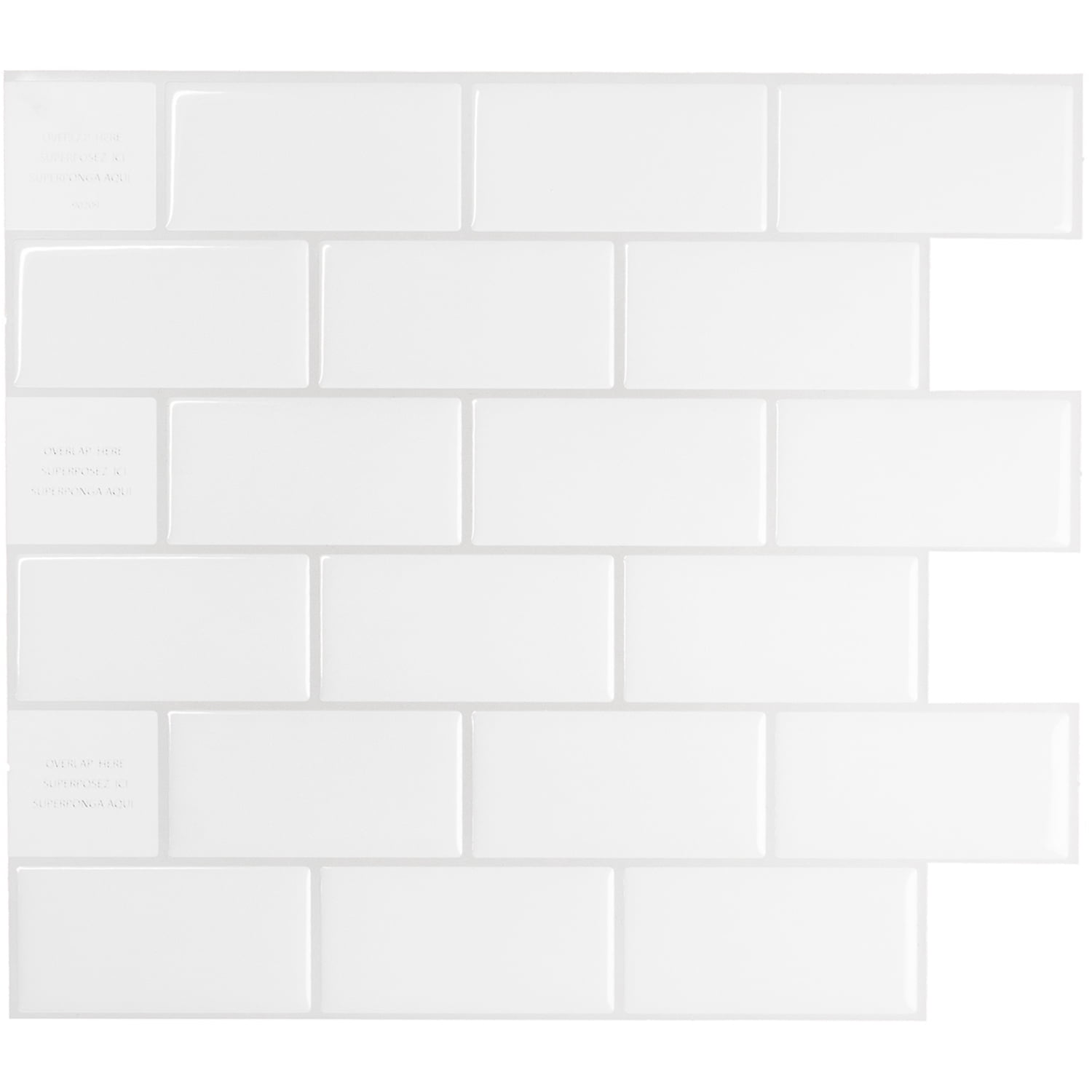 Smart Tiles Peel and Stick Backsplash Tiles Premium 3D Kitchen and