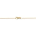 thumbnail image 4 of Real 14kt Yellow Gold .9mm Curb Pendant Chain; 24 inch; for Adults and Teens; for Women and Men, 4 of 5