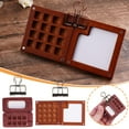 thumbnail image 2 of Walnut Wood Mini Watercolor Paint Pad Portable Sketchbook for Outdoor and Travel Art Painting, 2 of 6