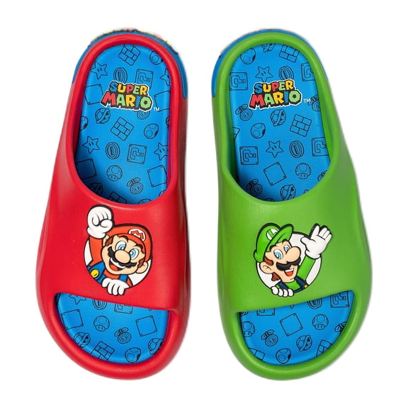 Mario Little & Big Boys Comfort Slide