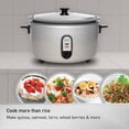 thumbnail image 4 of Arrocera Panasonic SR-GA541FH 14.8 L 60 tazas (cocida) plateada, 4 of 7
