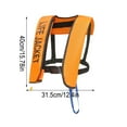 thumbnail image 3 of Sltwyw Manual Inflatable Adult Fishing Vest Outdoor - Expandable PFD Life Jacket for Boating Kayaking Water Sports Safety Gear, 3 of 9