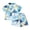 #05 Sky Blue, variant on Gyexs Boys 2 Piece Hawaiian Outfit Summer Button Down Shirt and Pocket Short Sets Beach Vacation Clothes for Kid Size 1-8 #05 Sky Blue, 7-8 Years