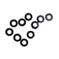 thumbnail image 3 of Almencla 10 Pieces Badminton Grommets Eyelets Universal for Double Single String Holes Nylon Stringing Tools Accessories Rings Washers Black, 3 of 8