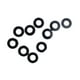 thumbnail image 3 of 10 piezas de anillos de ojales para bádminton, accesorios, protectores de alambre, reparación de cuerdas de repuesto Negro, 3 of 9