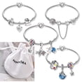 thumbnail image 2 of Charms Pandora Pulsera 925 Plata Esterlina Encantos Con Bolsa De Terciopelo, 2 of 4