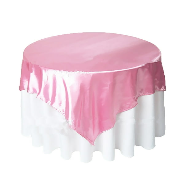 Mantel de 14545 cm, mantel cuadrado liso de satén decorativo GRAMO