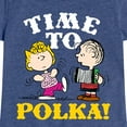 thumbnail image 3 of Peanuts - Time To Polka - Toddler & Youth Girls Short Sleeve Graphic T-Shirt, 3 of 6