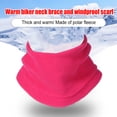 thumbnail image 3 of Bearachild Calentador de cuello a prueba de frío polar cuellos unisex polaina espesar gran textura accesorios de ciclismo pañuelo transpirable rojo Type3 NO3 Bearachild HA059437-10, 3 of 6