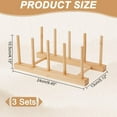 thumbnail image 2 of 3Pcs Wooden Puzzle Display Stand Jigsaw Puzzle Holder Rack Puzzle Organizer Trays Jigsaw Puzzle Holder Rack for Puzzle Easel Board Puzzle Organizer Shelf for Craft Collection Lovers, 2 of 6