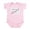 Petal Pink, variant on - Daddy's Little Angel (Pink) Baby Creeper - Baby Light Bodysuit, Size Newborn - 24 Months