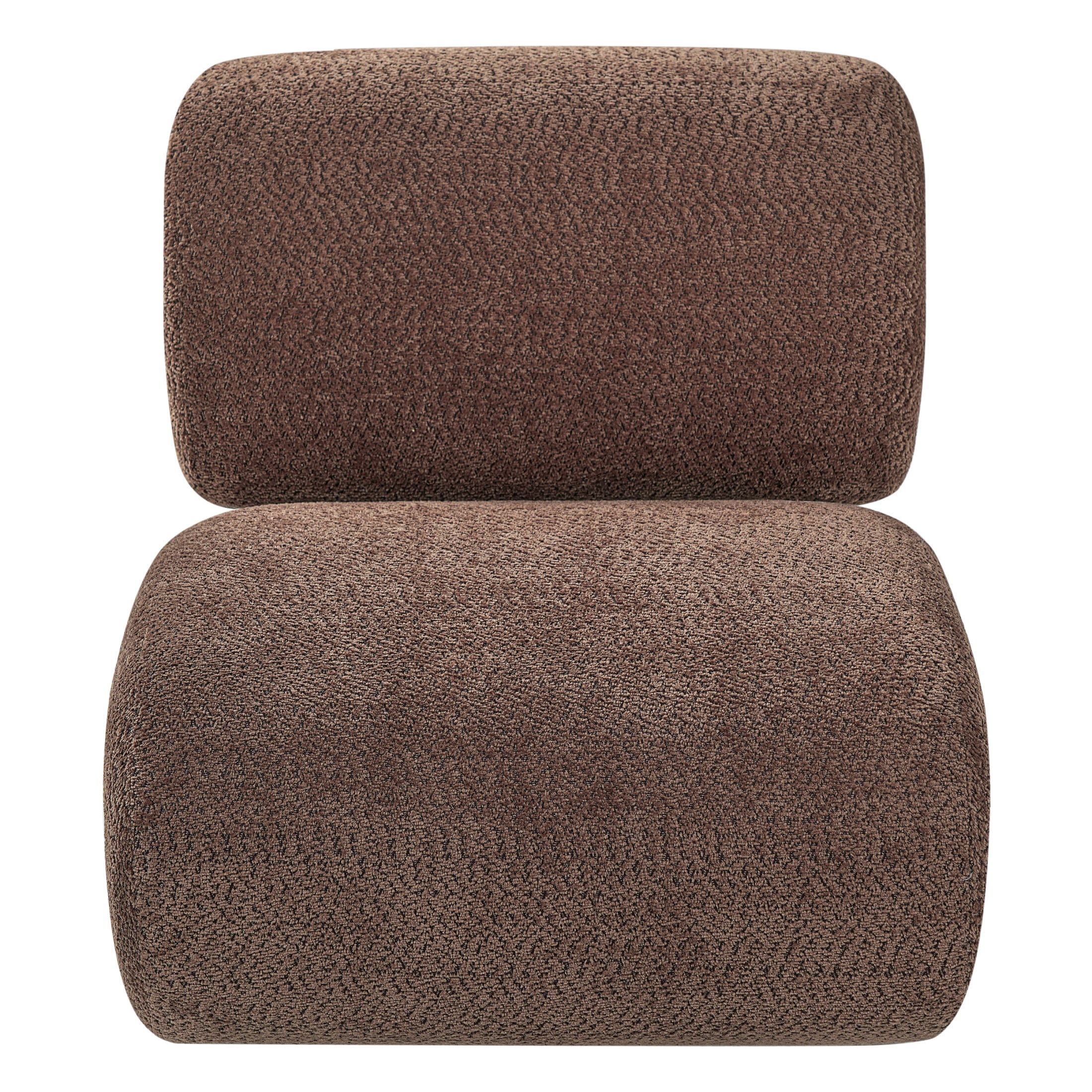 Christopher Knight Home 28.9" Boucle Accent Lounge Chairs with Curved Backrests, Set of 2, Brown