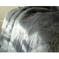 thumbnail image 3 of Thomas Collection Luxury Tissavel Blue Amber Faux Fur Throw Blanket - 16441, 3 of 4