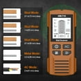thumbnail image 3 of Wiher Stud Finder Wall Scanner, 5 in 1 Electronic Stud Detector with Upgraded Smart Sensor, Audio Alarm and HD LCD Display for the Center and Edge of Wood, AC Wire, Metal and Studs Detection(Orange), 3 of 11