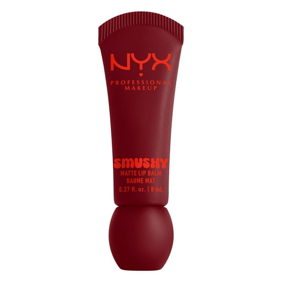 NYX Professional Makeup Smushy Matte Lip Balm, Swipe 2 Smooth, Cherry Cola Brown, 0.27 fl oz