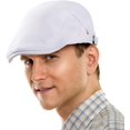 thumbnail image 2 of HAHDAXIA 2 Pack Newsboy Hats for Men Flat Cap for Summer Mesh Newsboy Cap Adjustable, 2 of 7