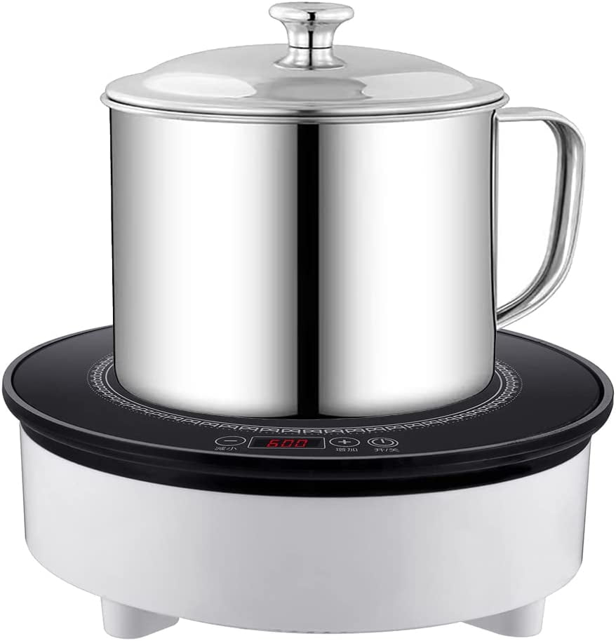 JOZOOES 600W/120V Mini Induction Cooktop Countertop Burners Mini Induction Hot Plate Mini