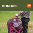 thumbnail image 5 of Ozark Trail 70L Coated Polyester Ripstop Duffel Bag, with Backpack Straps for Travel, Plum, 5 of 19