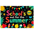 thumbnail image 7 of Colorful Summer Themed Banner with Fruits Emojis and Party Elements for School s Out Celebrations Party Decorations Photography Props Summer Backdrop Decor Background, 7 of 7