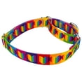 thumbnail image 3 of Country Brook Petz® Rainbow Hearts Martingale Dog Collar, Small, 3 of 5