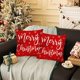 thumbnail image 4 of Decoraciones navideñas, funda de almohada navideña de 17,71 x 17,71 pulgadas, ideal para decoración navideña, ideal para sofás del hogar, funda de almohada de poliéster., 4 of 6